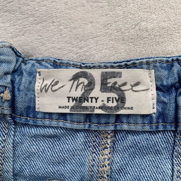 We The Free East of Eden Paperbag Belted Denim Skirt - Picture 3 of 7